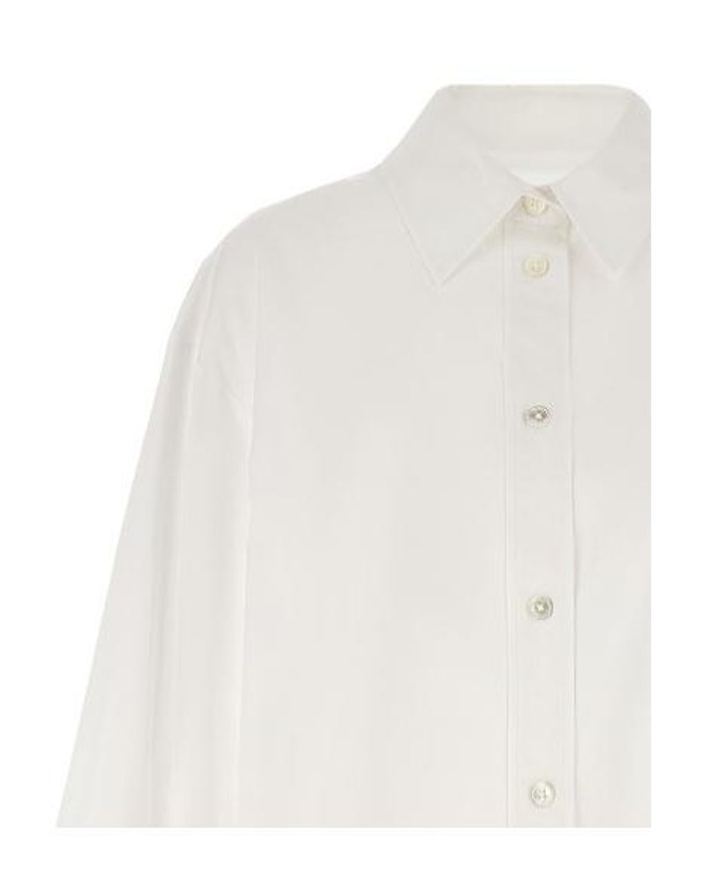 Isabel Marant White Fabriza Long-Sleeved Shirt