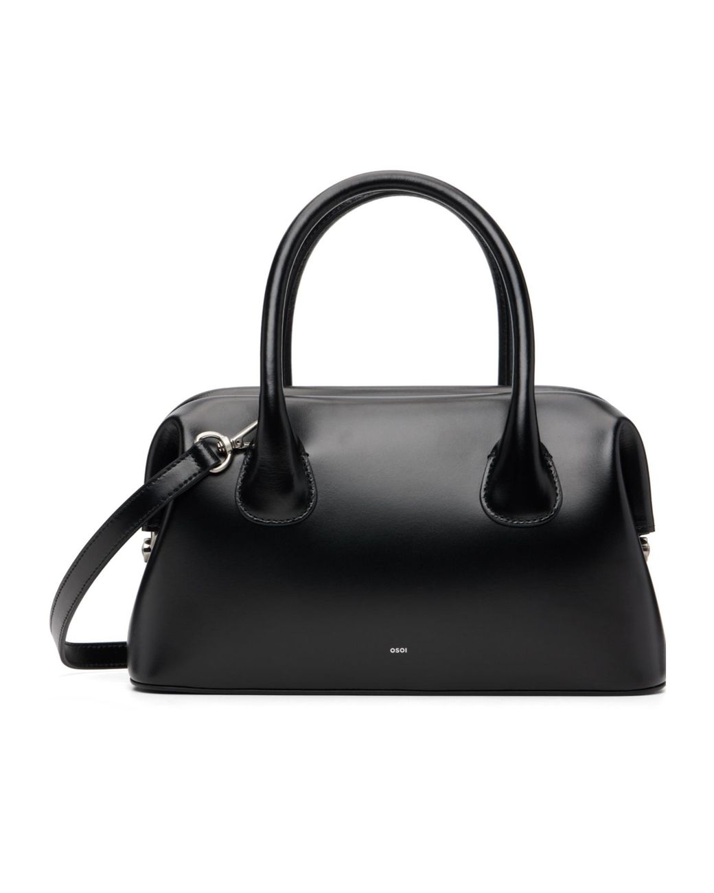 OSOI Black Mini Wide Boat Tote Bag