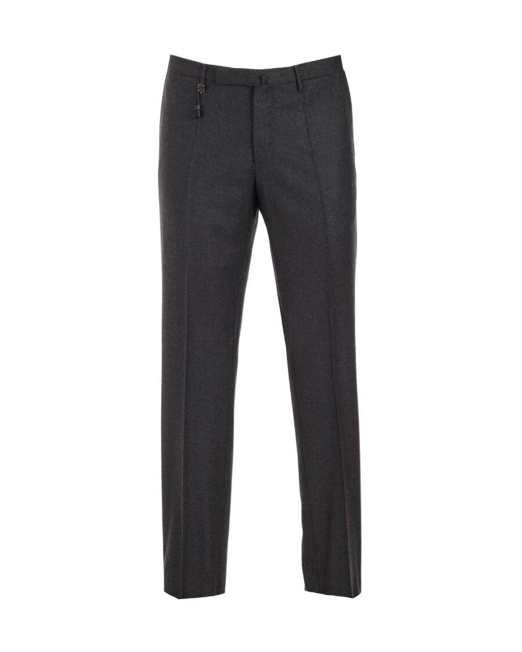 Incotex Gray Slim-Fit Tailored Trousers for men