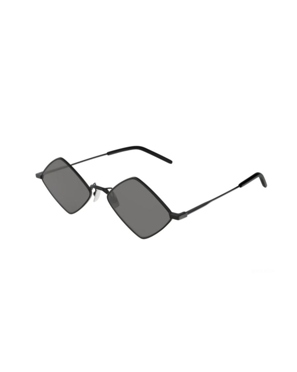 Saint Laurent Gray Square Frame Sunglasses for men