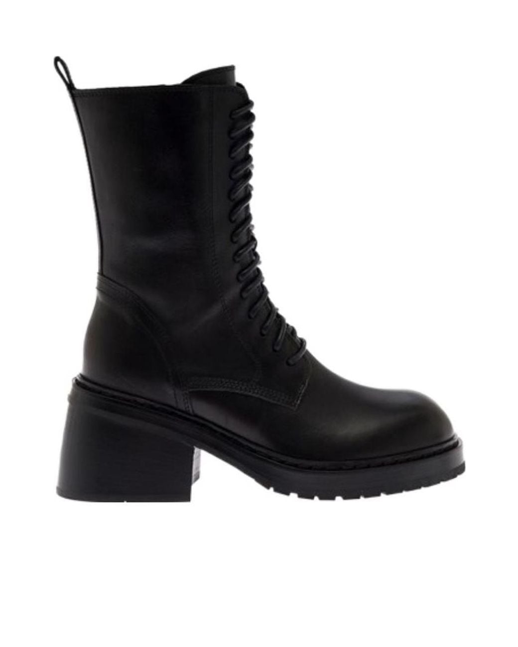 Ann Demeulemeester Black Heike Lace-Up Boots