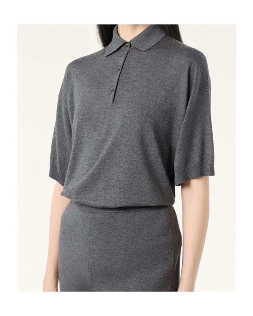 Loro Piana Gray Royal Lightness Polo Shirt