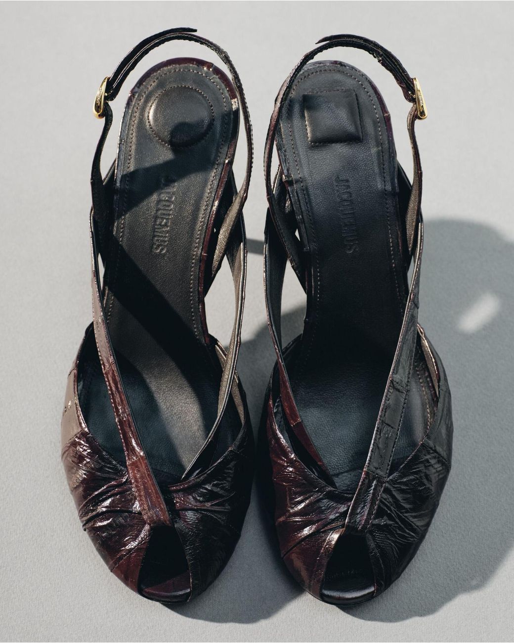 Jacquemus Brown The Poisson Slingbacks