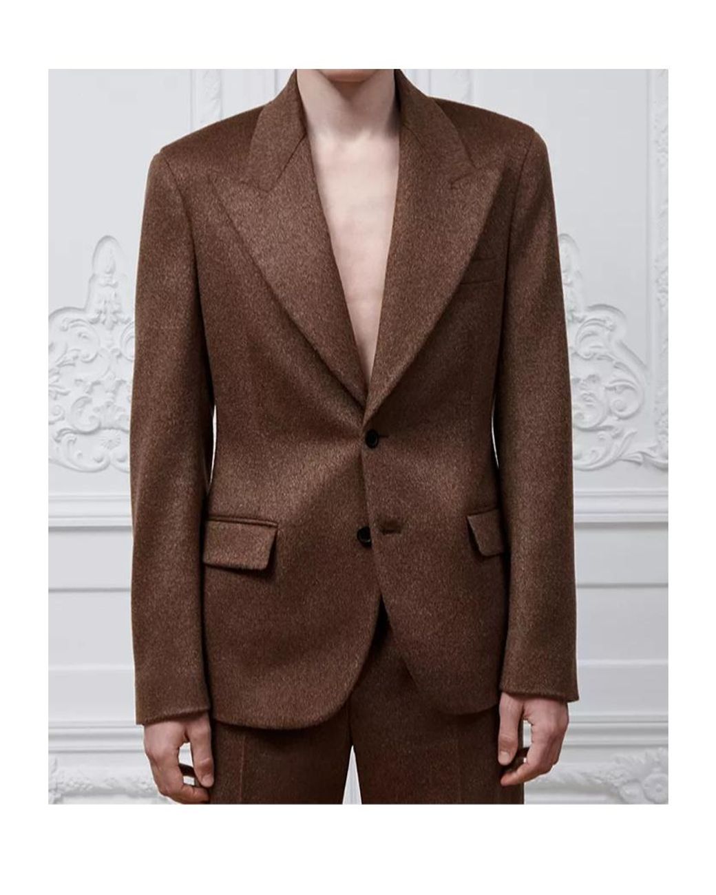 Dior Brown Single-Breasted Jacket for men