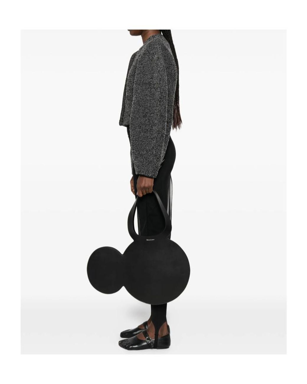 Coperni Black X Disney Mickey Mouse Tote Bag