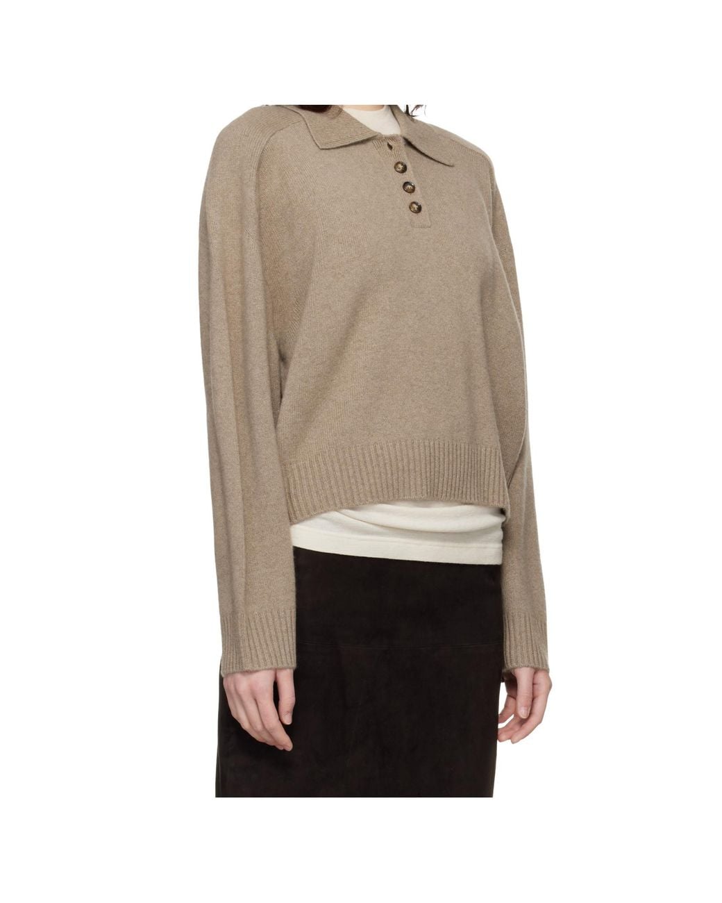 Loulou de Saison Natural Long-Sleeved Sweater