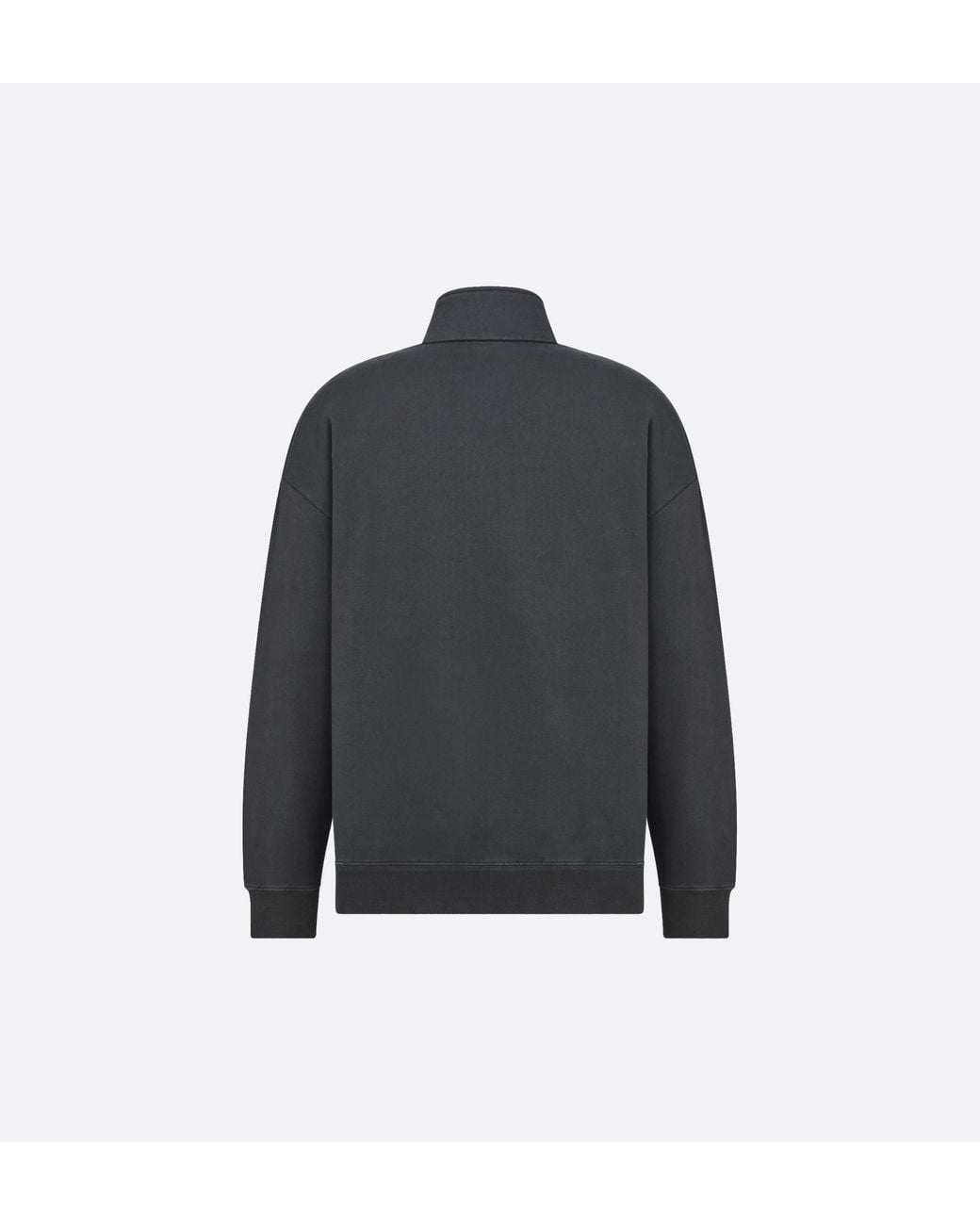 Dior Gray Diorling Sweatshirt With Zip On The Collar for men