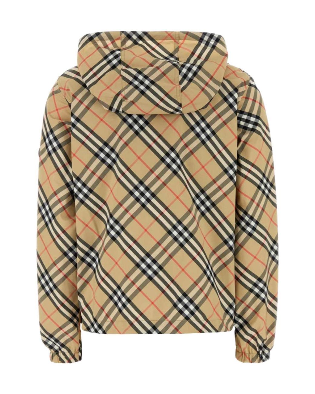 Burberry Brown Check Hooded Jacket