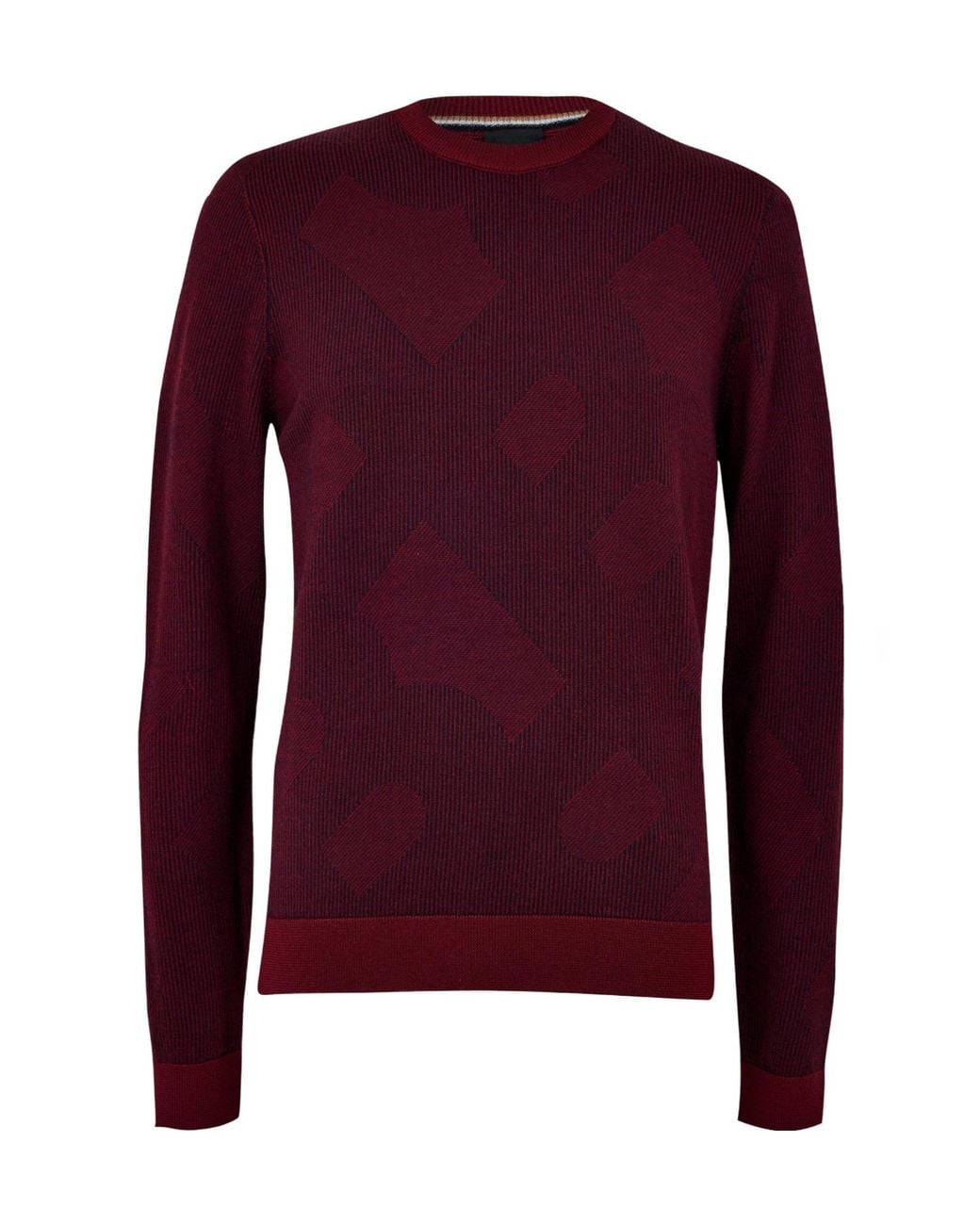 Boss Purple Motivo Jumper for men