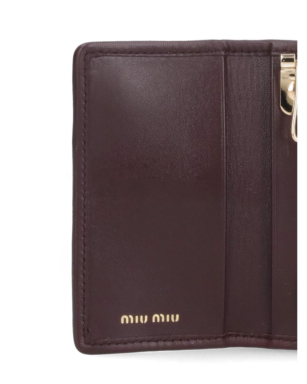 Miu Miu Purple Logo Key Case