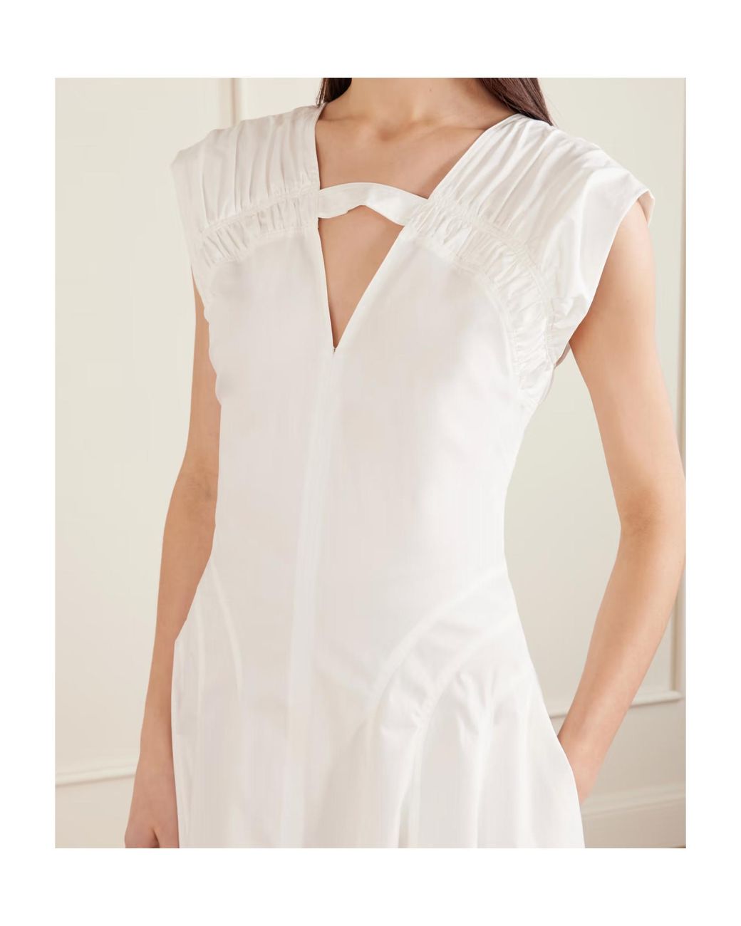 Proenza Schouler White Manoela Midi Dress