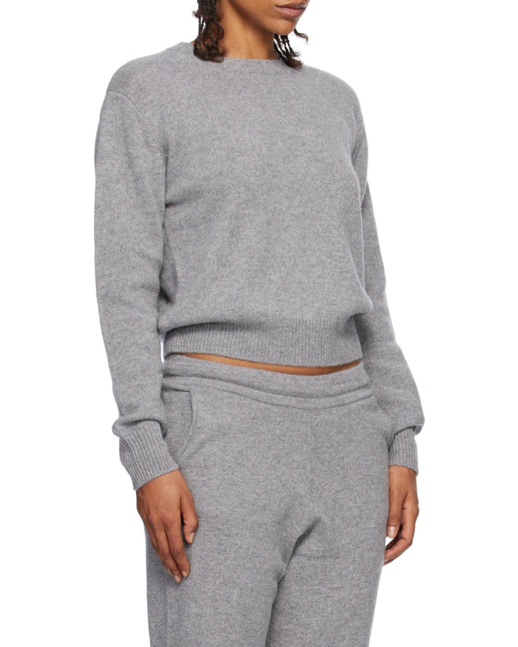Sporty & Rich Gray Long-Sleeve Knitted Jumper for men