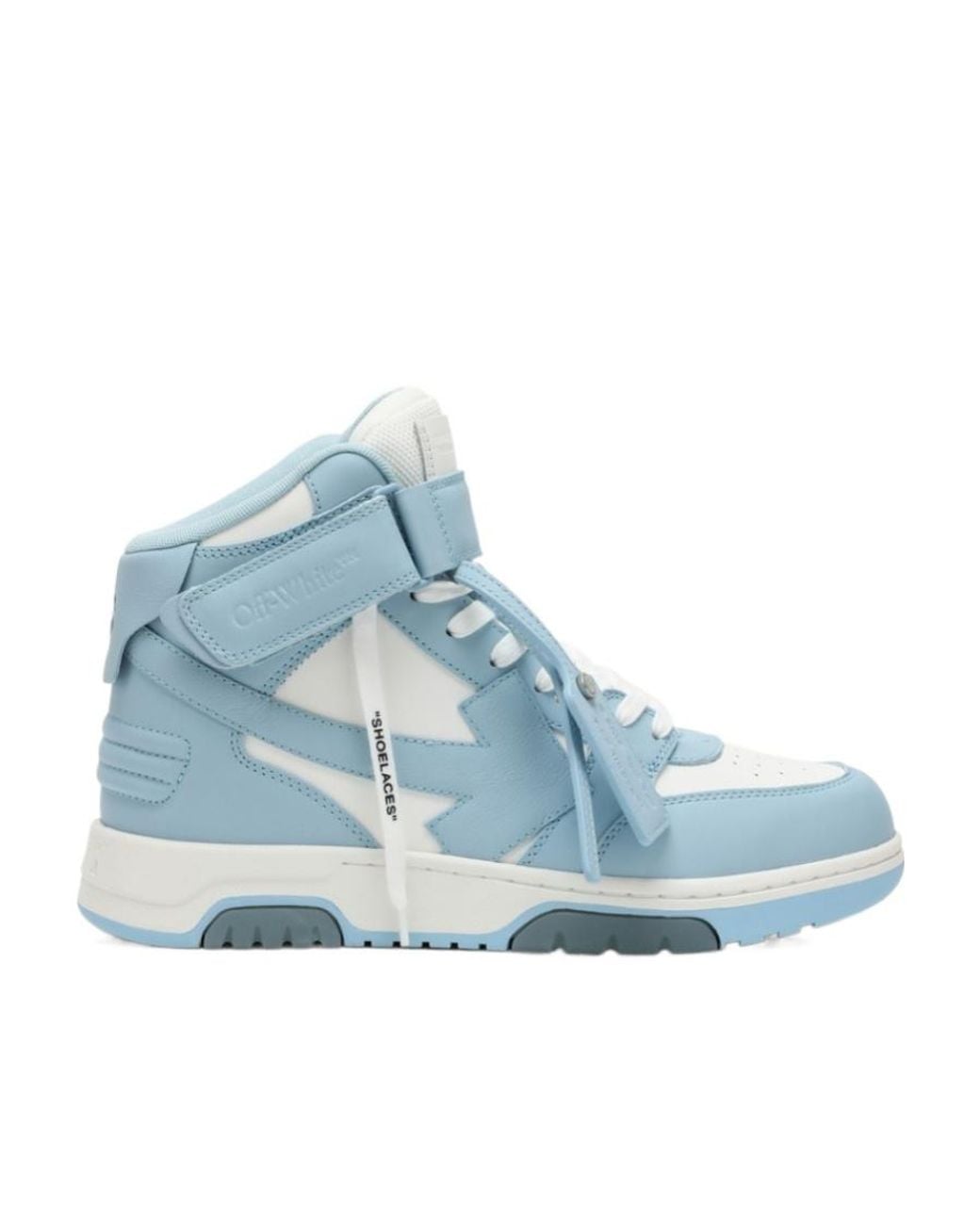 Off-White c/o Virgil Abloh Blue Out Of Office Mid-Top Sneakers for men