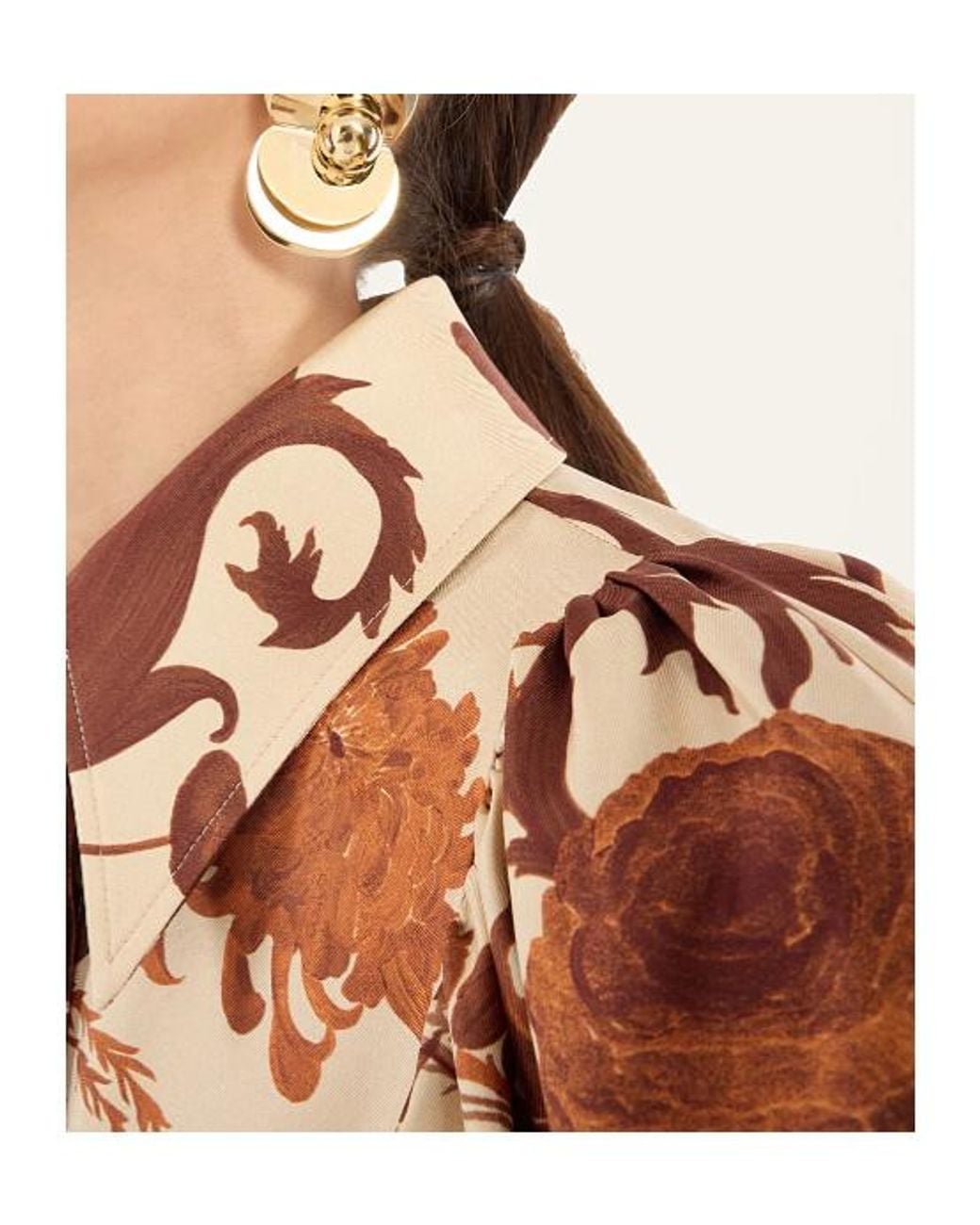 LaDoubleJ Brown Pouf Shirt