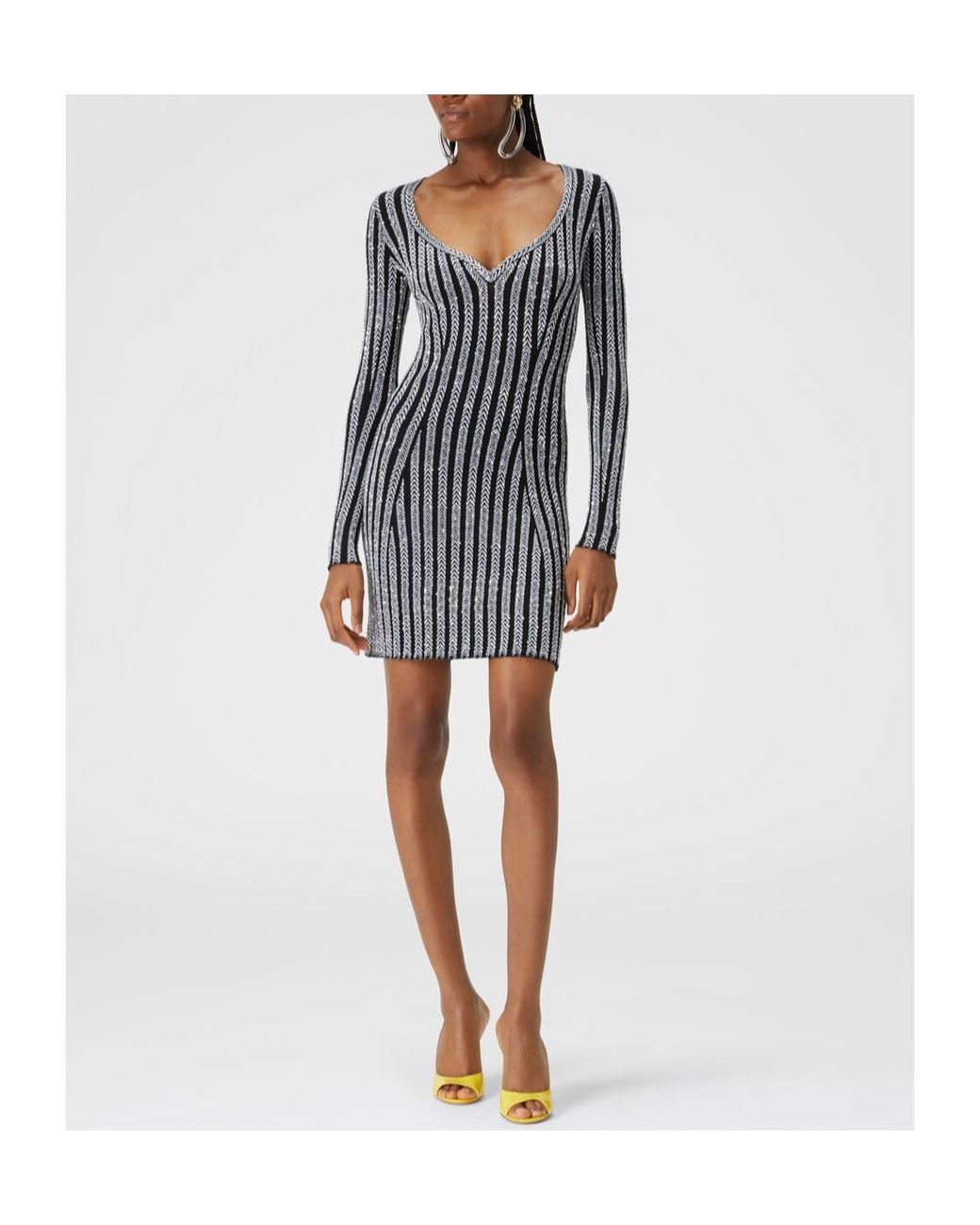 Missoni Black Vertical Stripe Dress