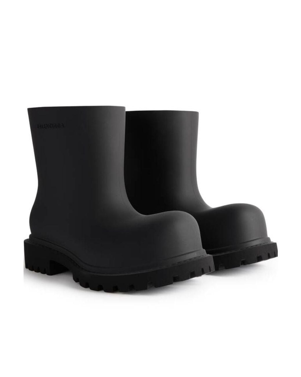 Balenciaga Black Steroid Ankle Boots