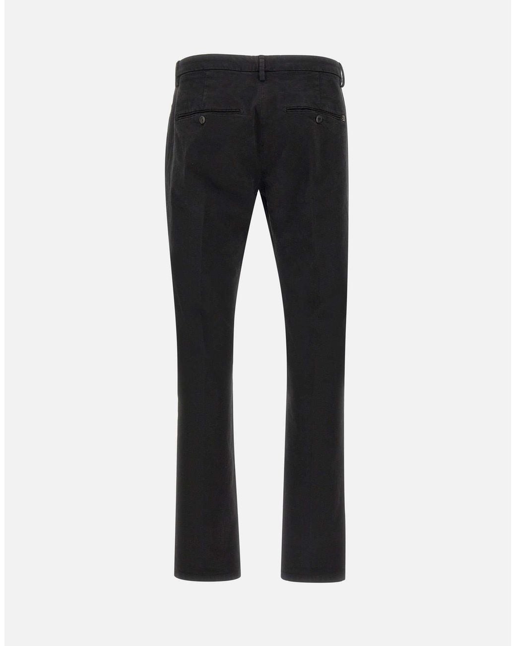 Dondup Black Gaubert Slim Fit Pants for men
