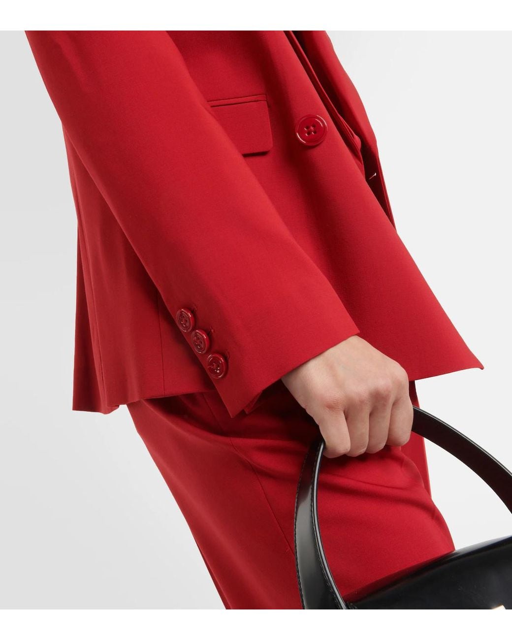 Dorothee Schumacher Red Double Breasted Blazer