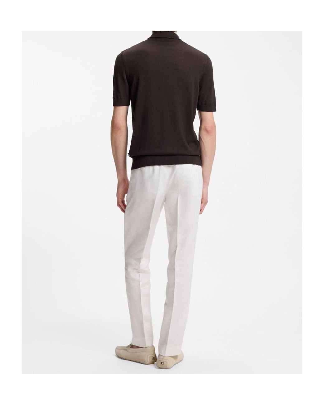 Boss Black Buttoned Polo Shirt for men