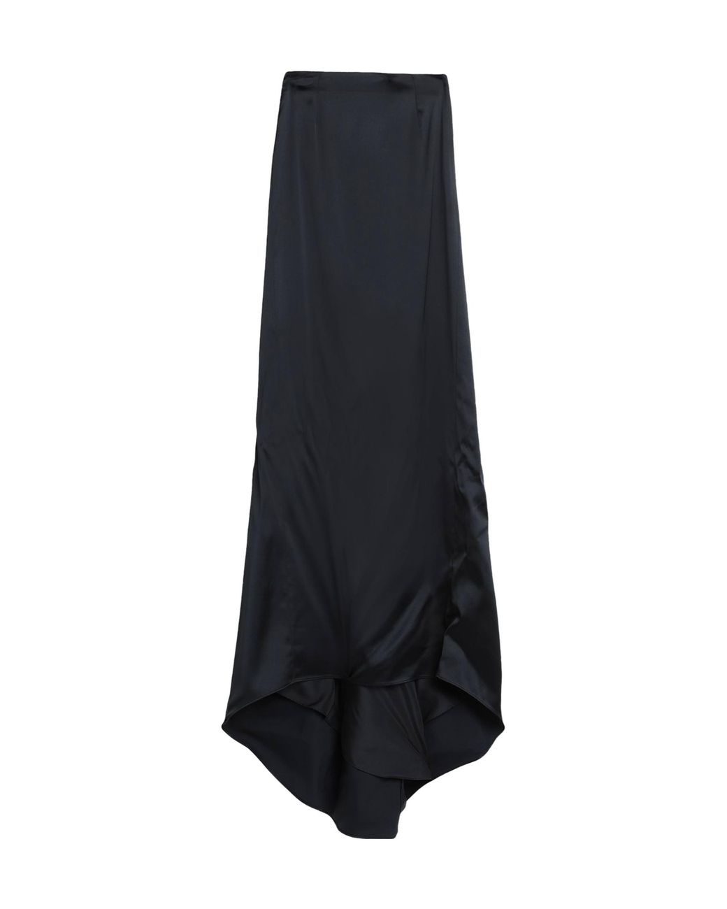 Balenciaga Blue Casual Satin Skirt