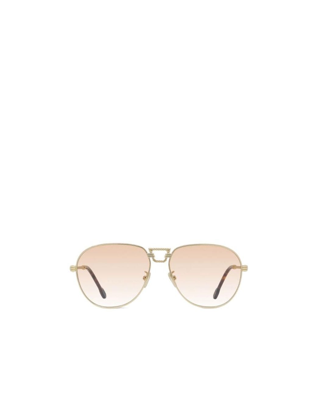 Fred White Cat's Eye Sunglasses