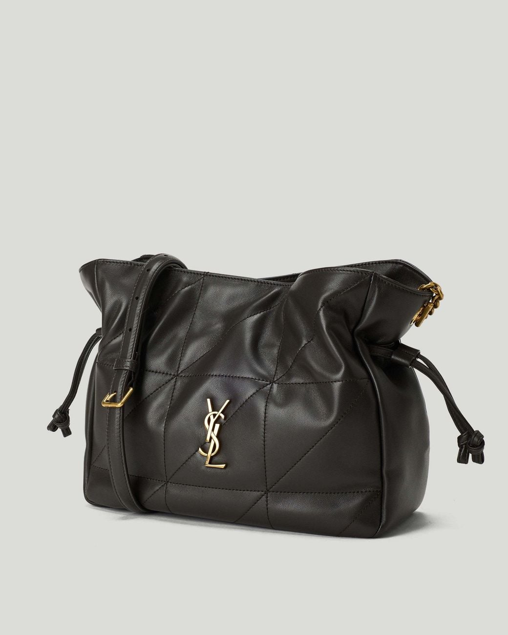 Saint Laurent Black Jamie Logo Plaque Shoulder Bag