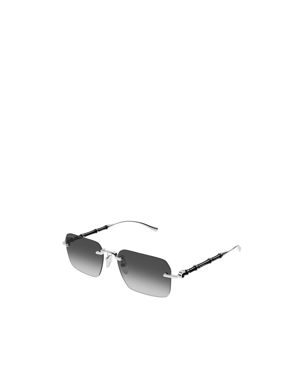 Gucci Metallic Eyewear Frameless Rectangular Sunglasses for men