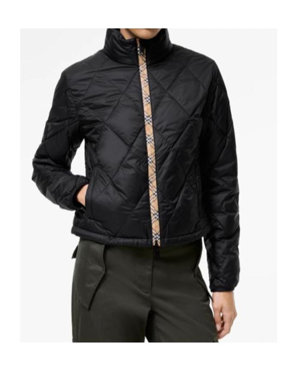 Burberry Black Packable Quilted Bramford Jacket