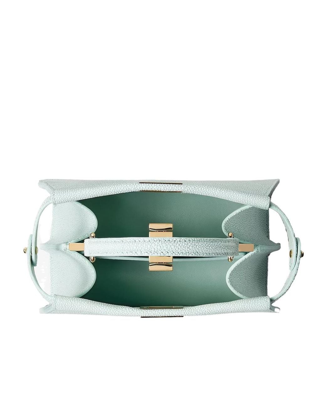 Fendi Blue Light Stingray Leather Bag