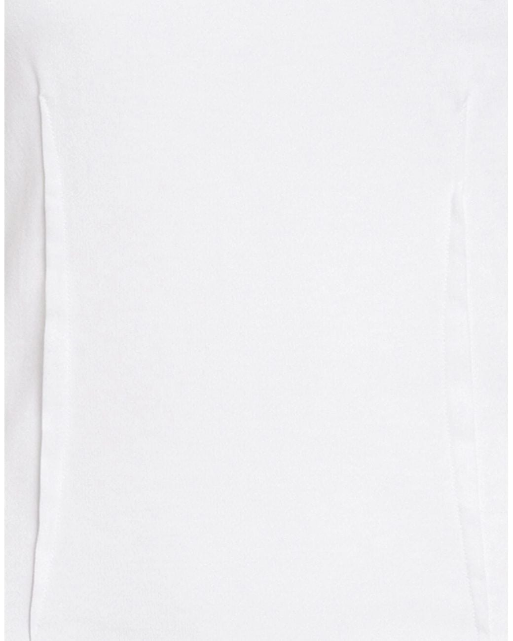 MM6 by Maison Margiela White Solid-Colored Sleeveless T-Shirt
