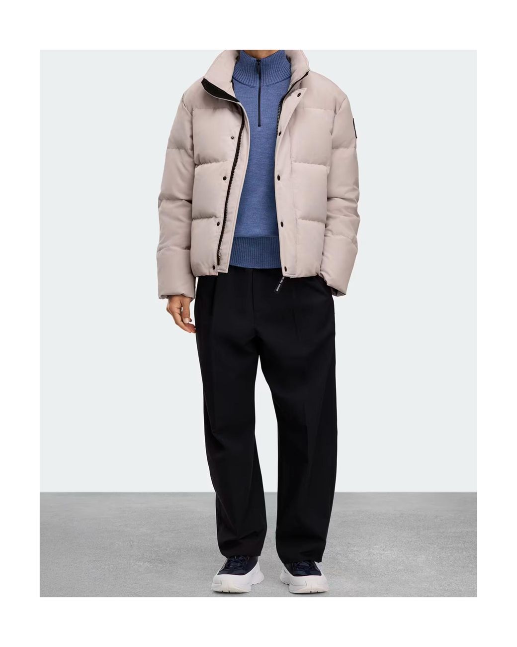 Canada Goose Gray Padded Coat for men