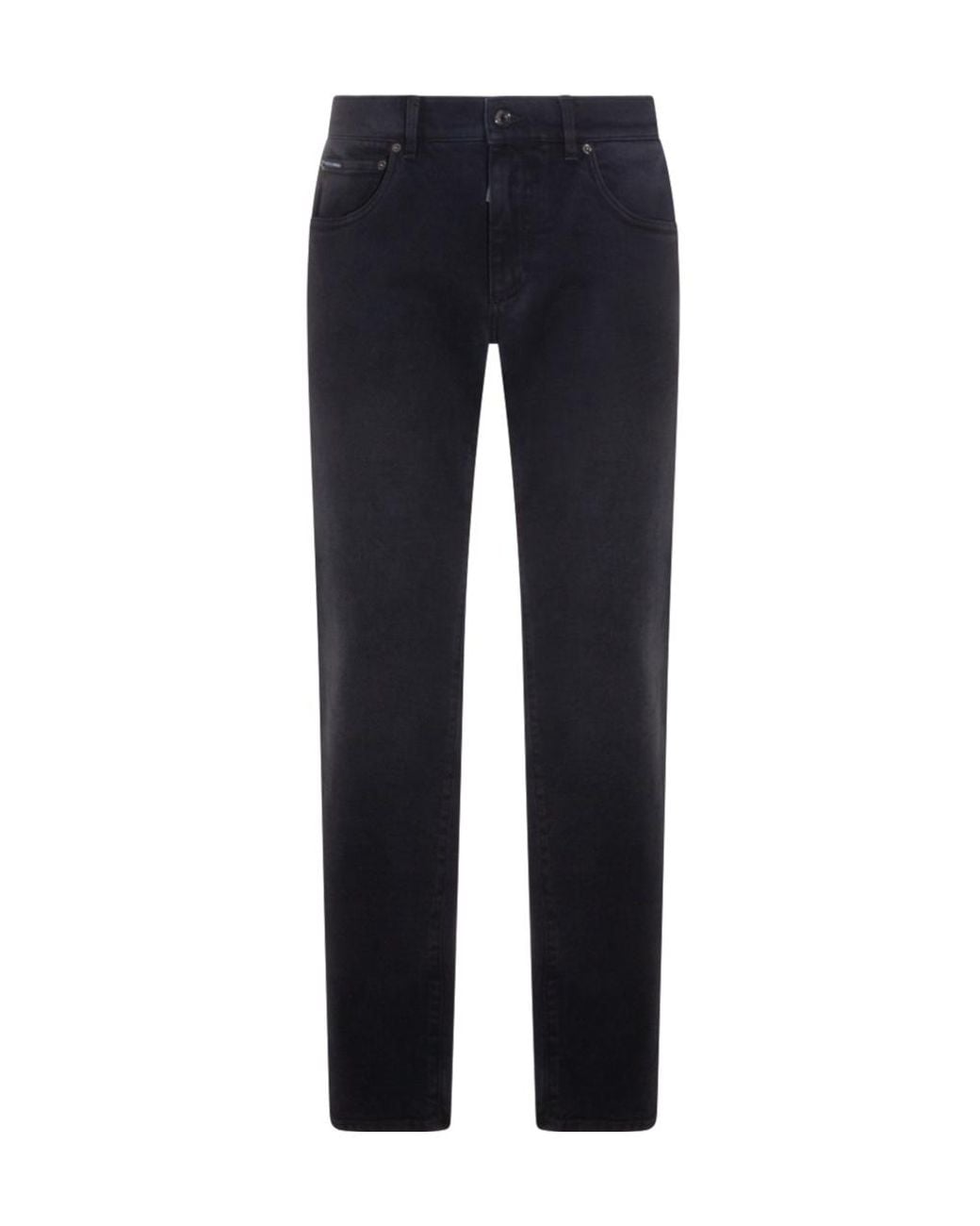 Dolce & Gabbana Blue Straight Leg Jeans for men