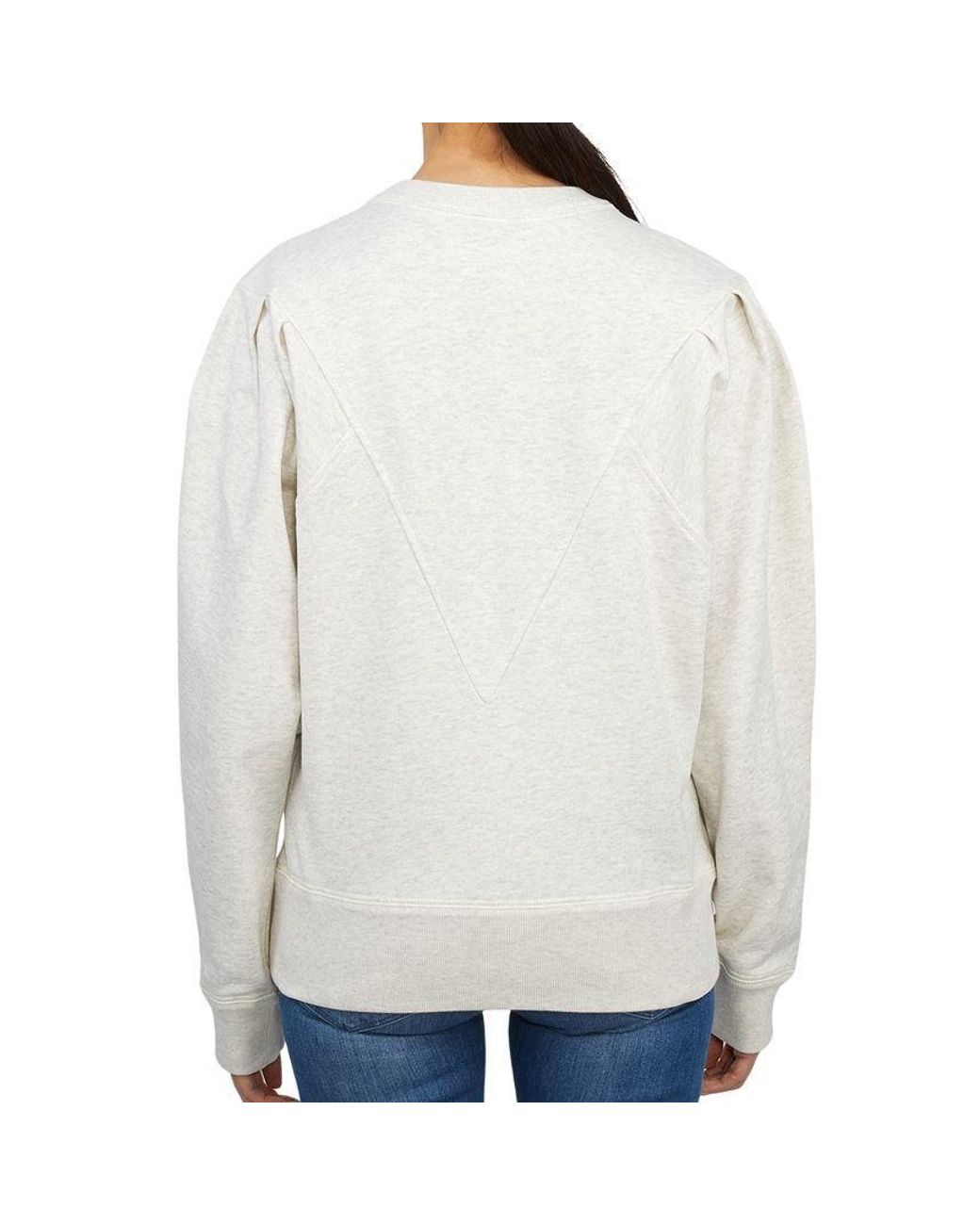 Isabel Marant White Long Sleeve Sweatshirt