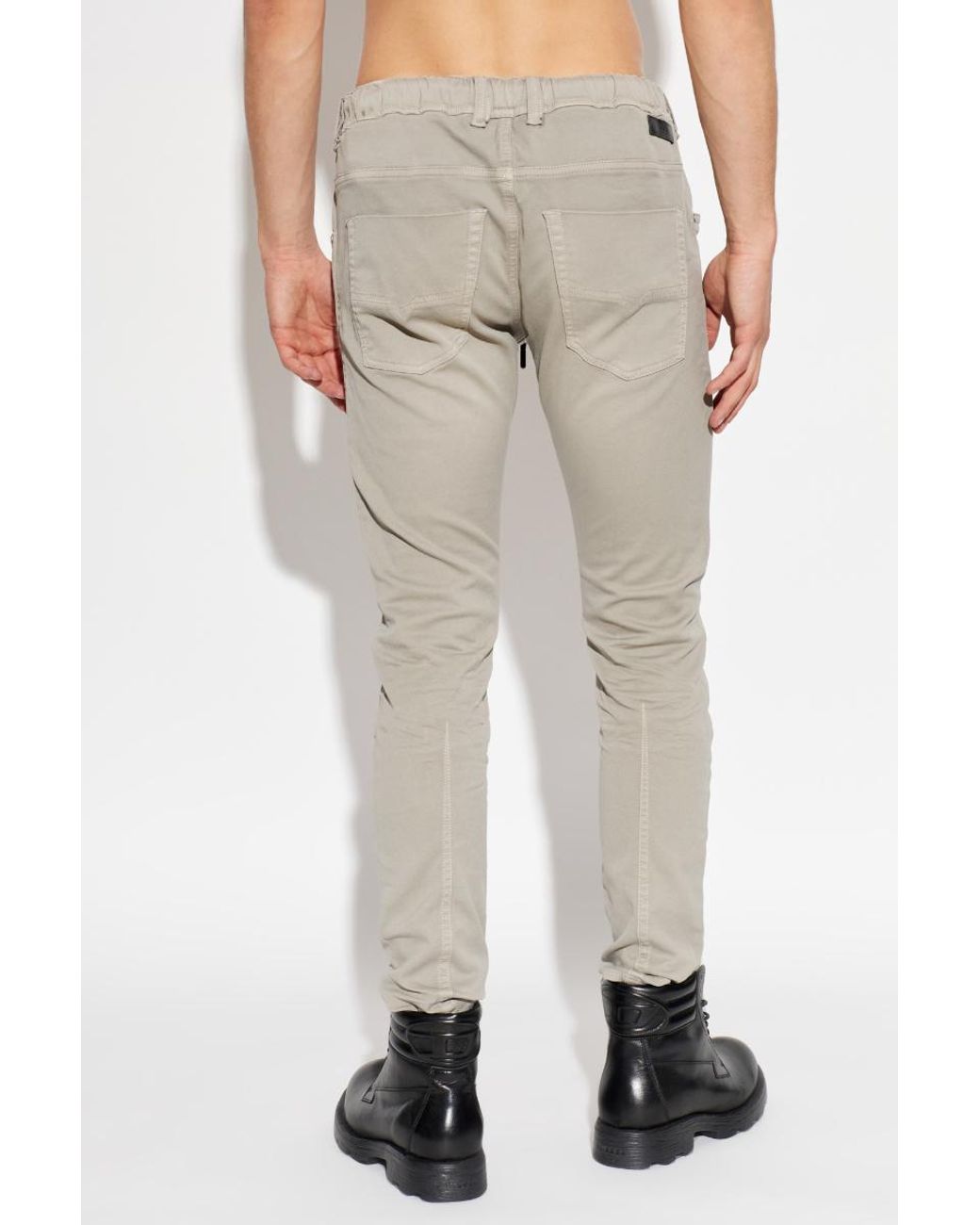 DIESEL Gray "E-Krooley" Trousers for men