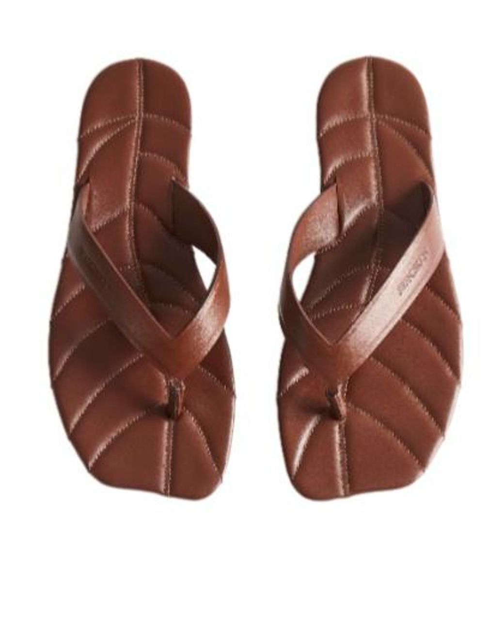 J.W. Anderson Brown Jw Anderson Leaf Slides for men
