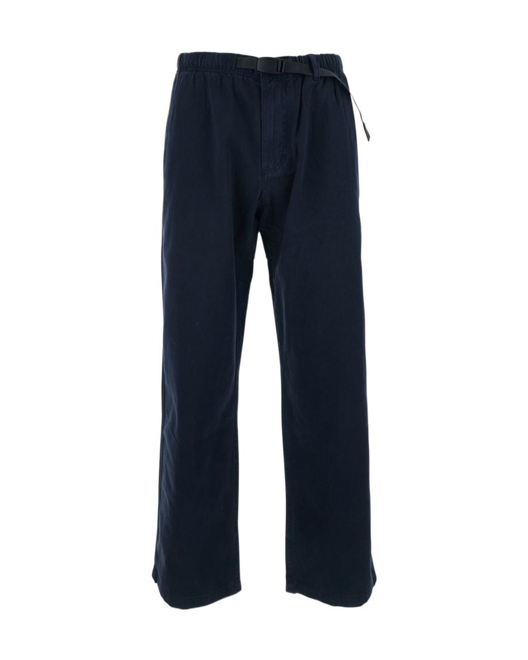Gramicci Blue Elasticated Belted Pants for men