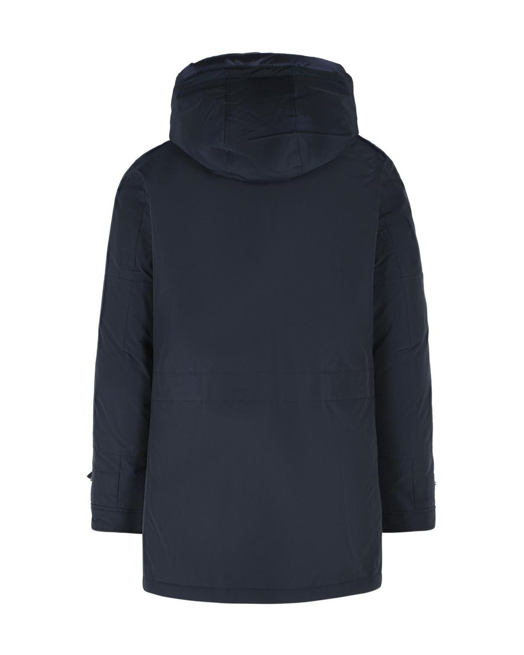 Woolrich Blue Polar High Collar Parka for men