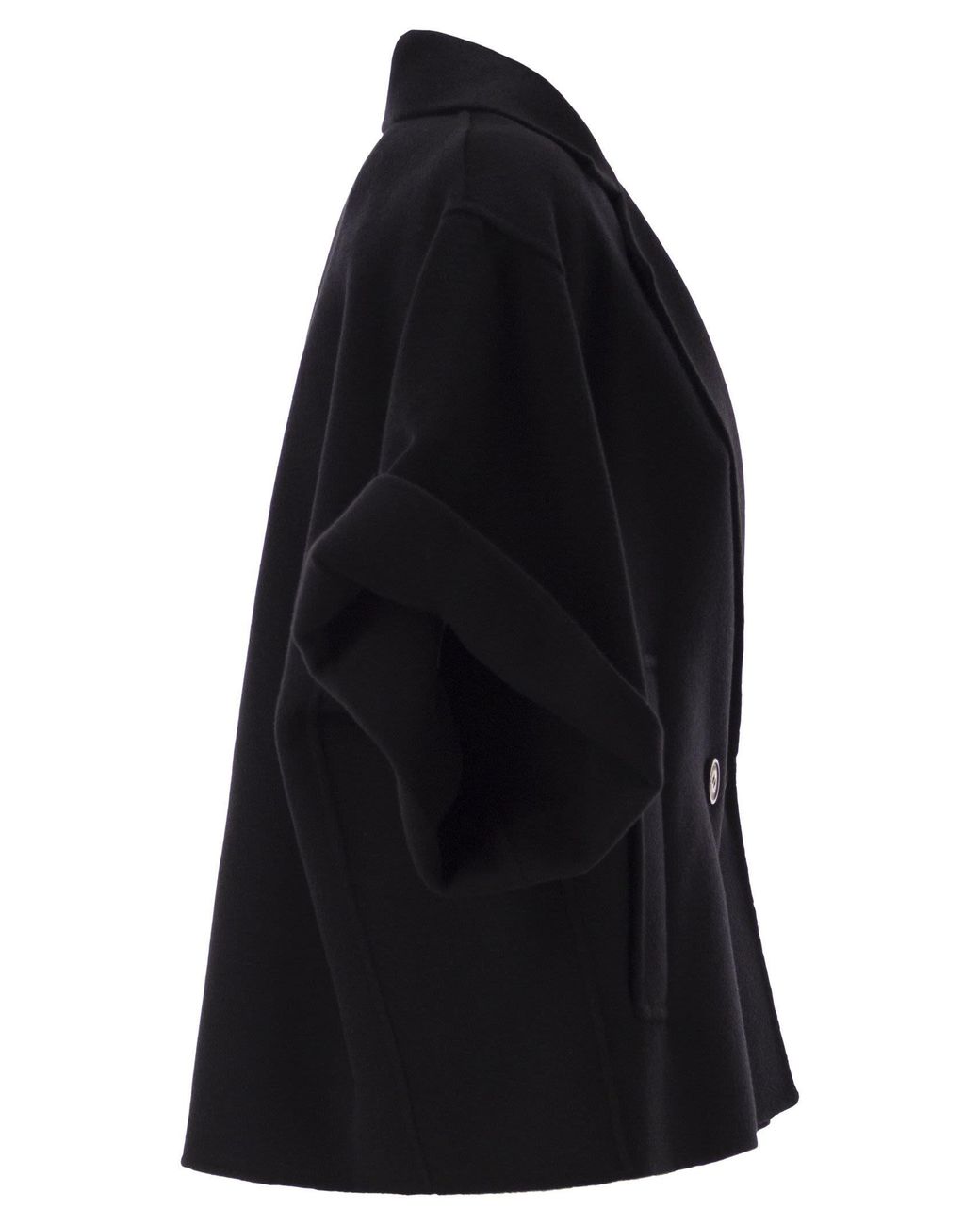 Weekend by Maxmara Black Neo Double-Breasted Coat