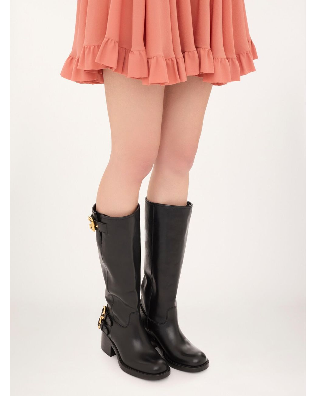 Chloé Black Chloé Dakota Buckled Boots