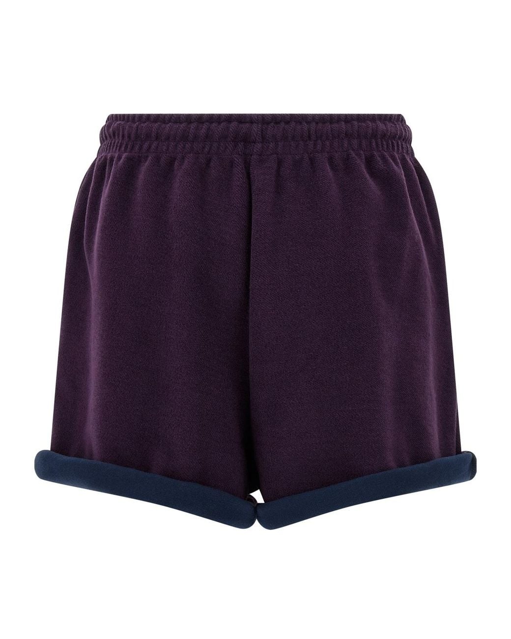The Attico Blue American Fleece Shorts
