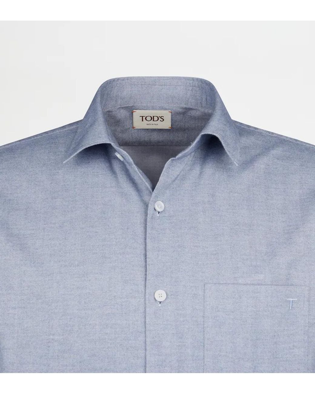 Tod's Blue Long-Sleeved Shirt for men