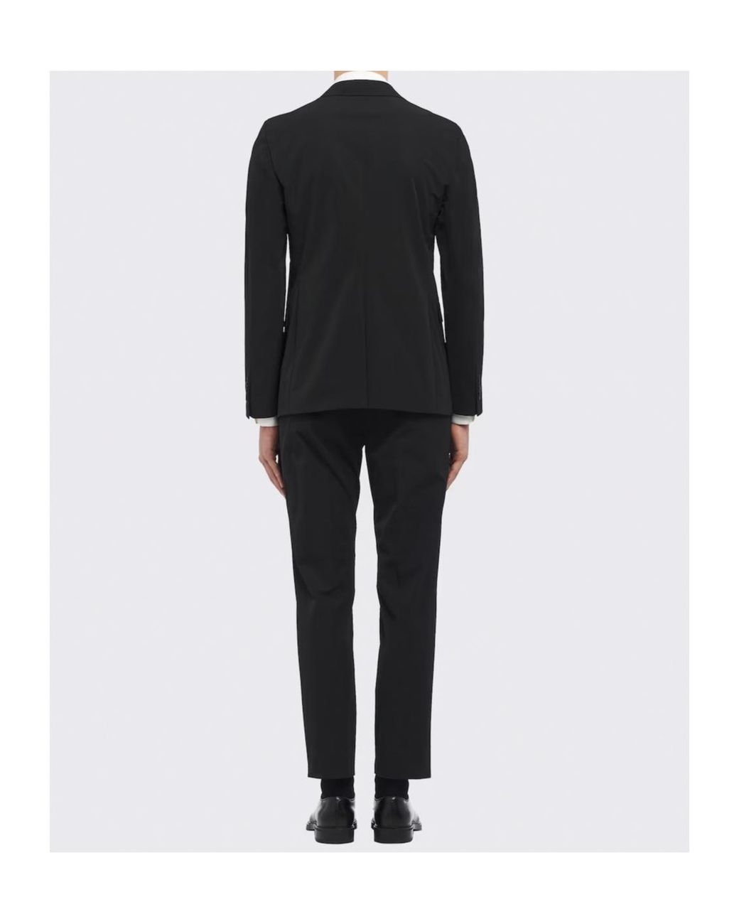 Prada Black Technical Fabric Single-Breasted Suit for men
