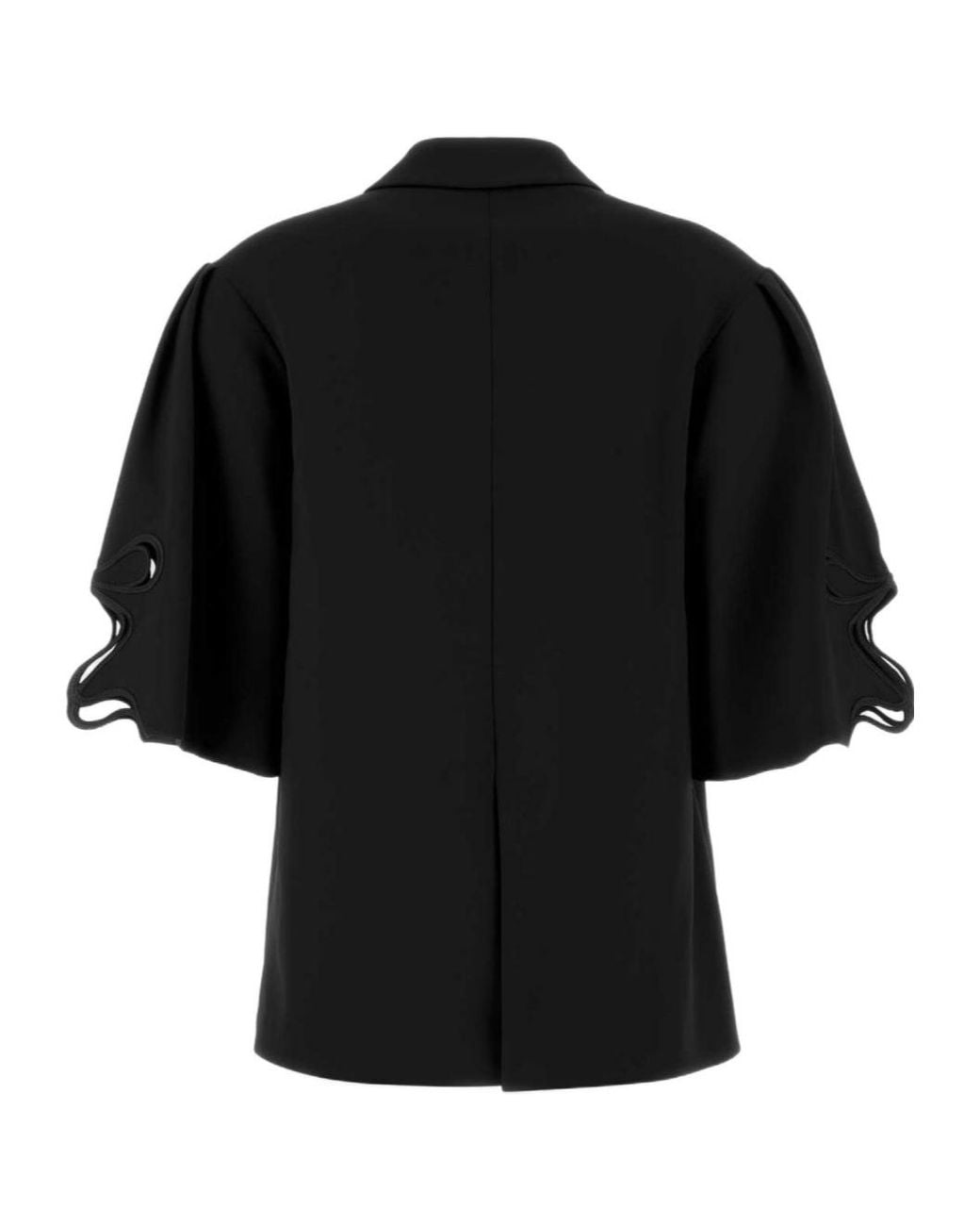 Blumarine Black Cutout Sleeve Jacket