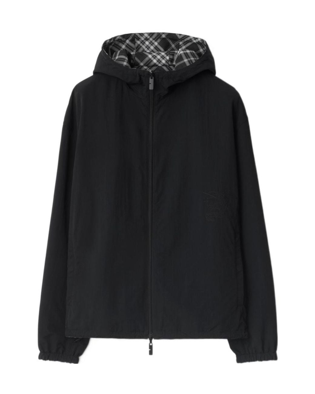Burberry Black Reversible Hooded Jacket for men