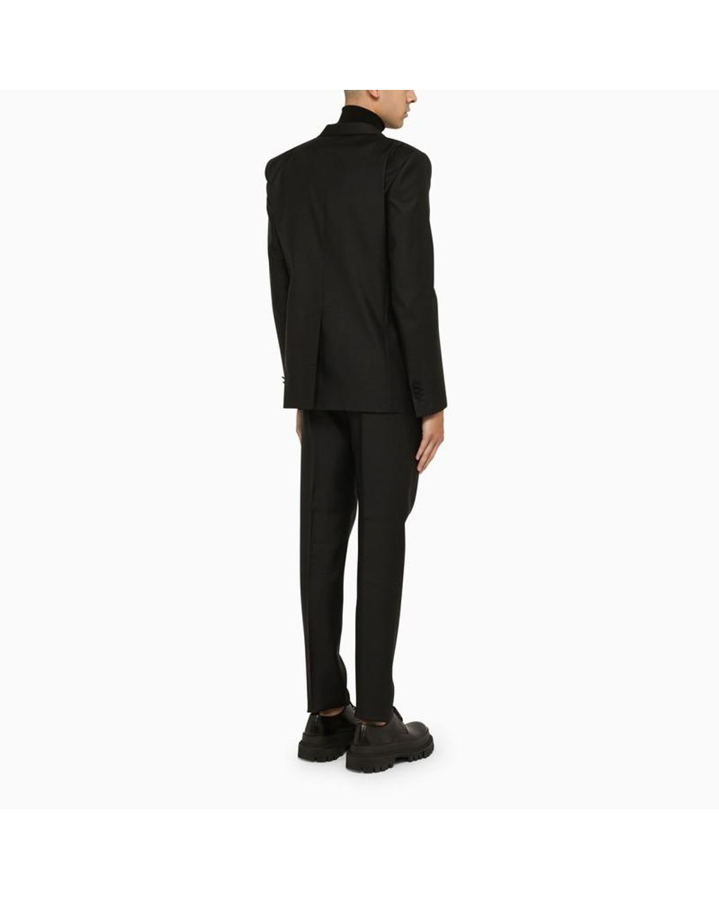 DSquared² Black Two-Piece Single-Breasted Suit for men