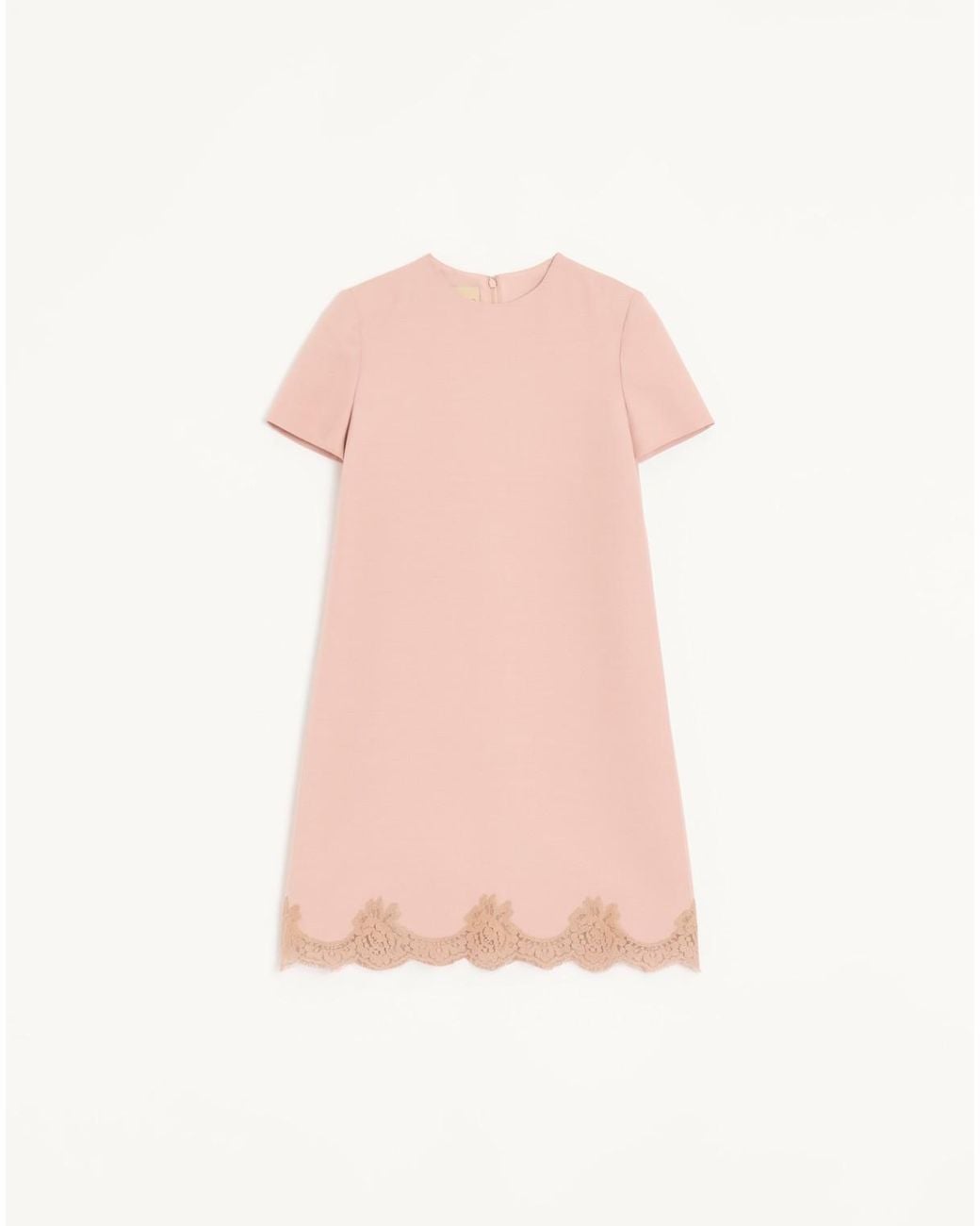Valentino Pink Crepe Couture Short Dress