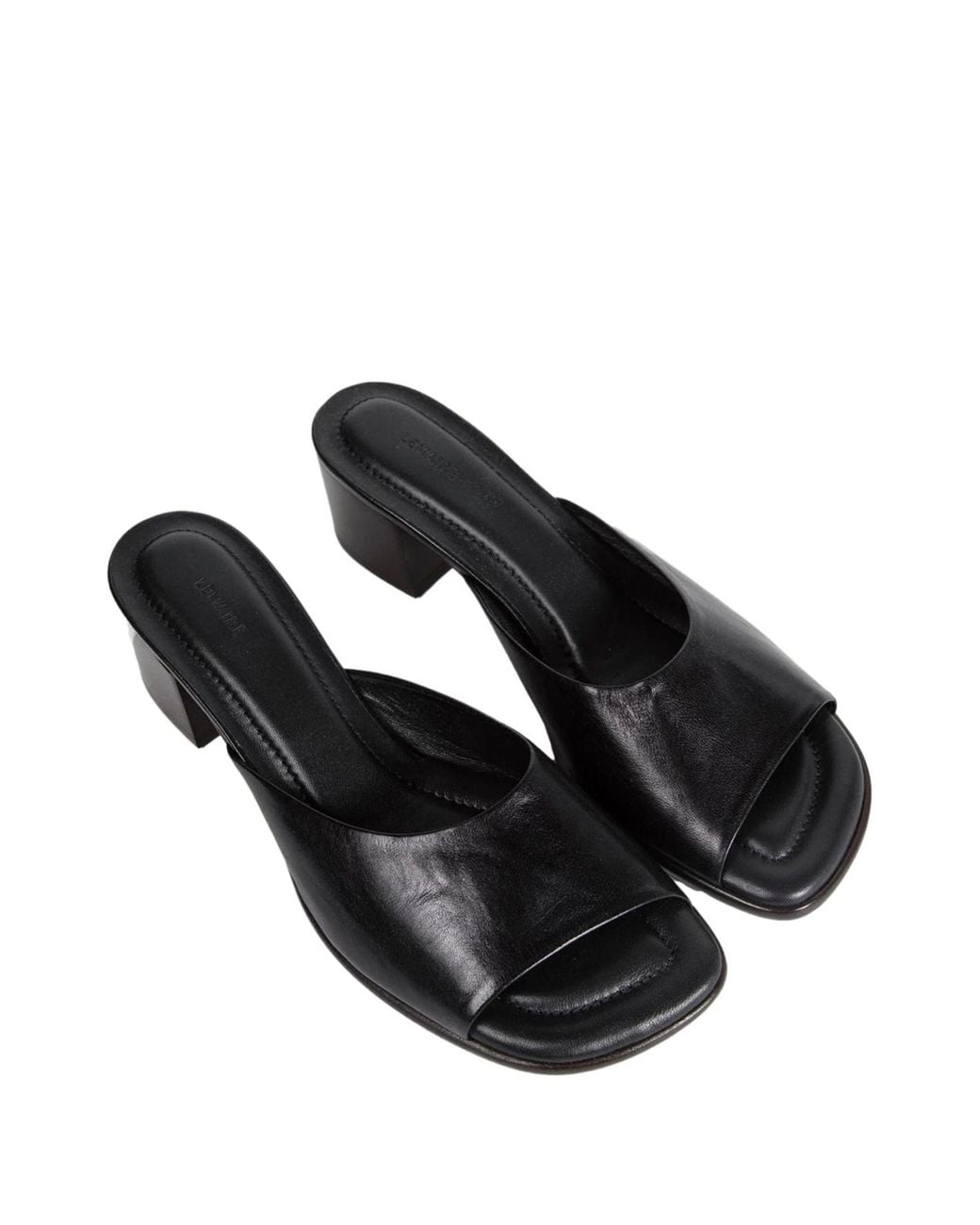 Lemaire Black Heeled Sandals