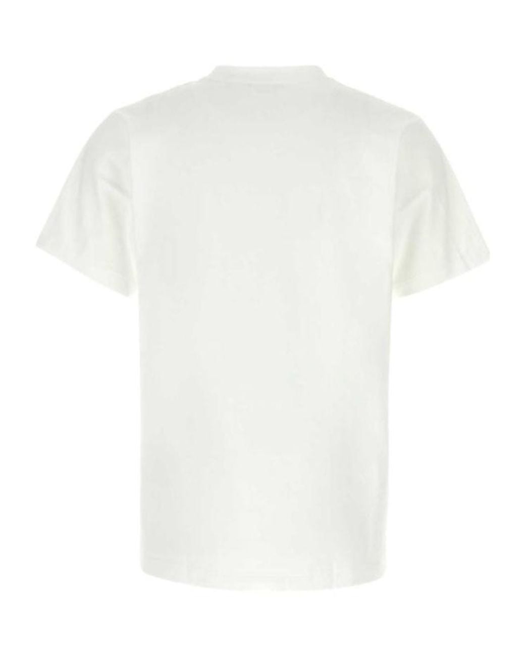 A Bathing Ape White Abc Camo College T-Shirt for men