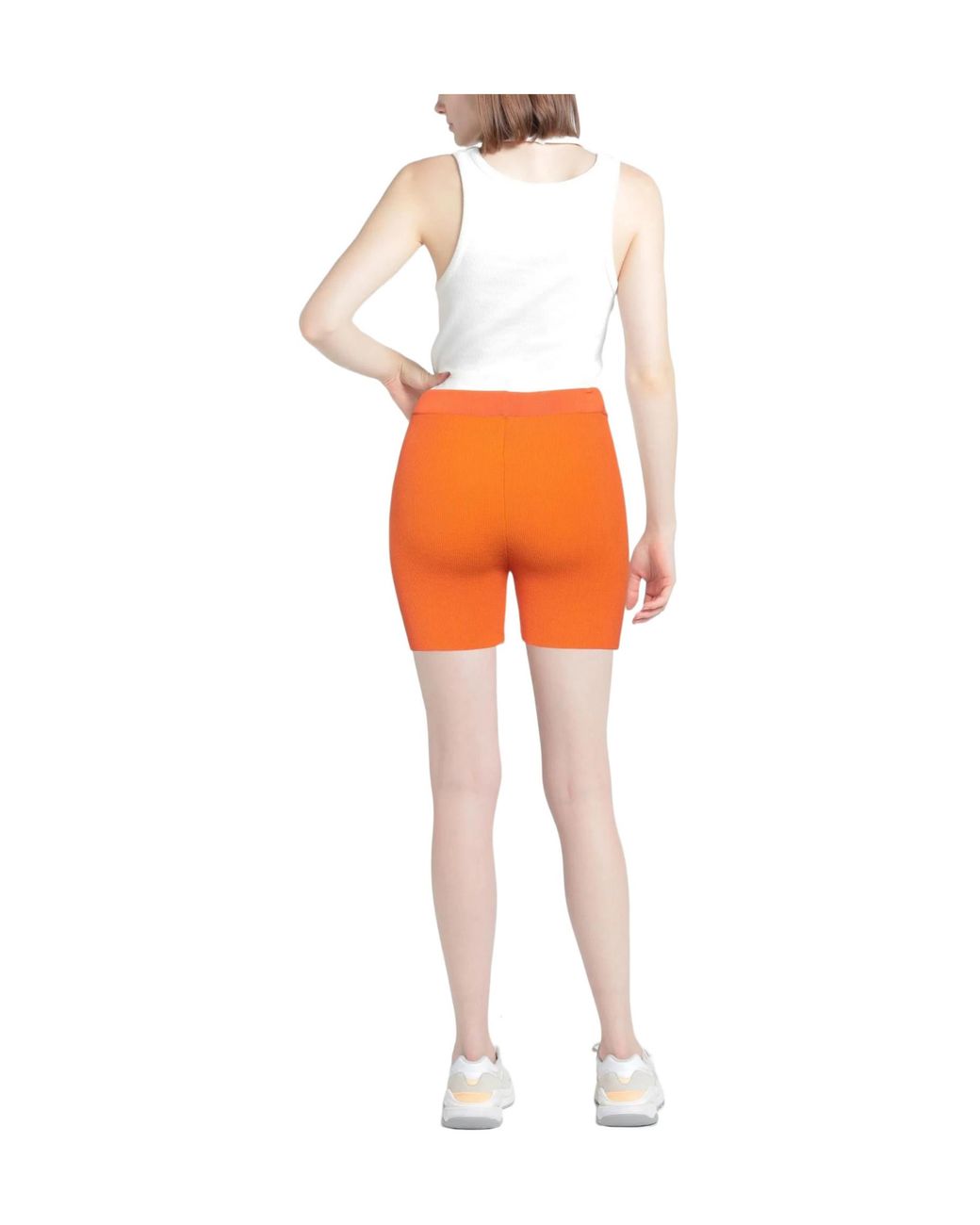 Jacquemus Orange Twotone Cycling Shorts