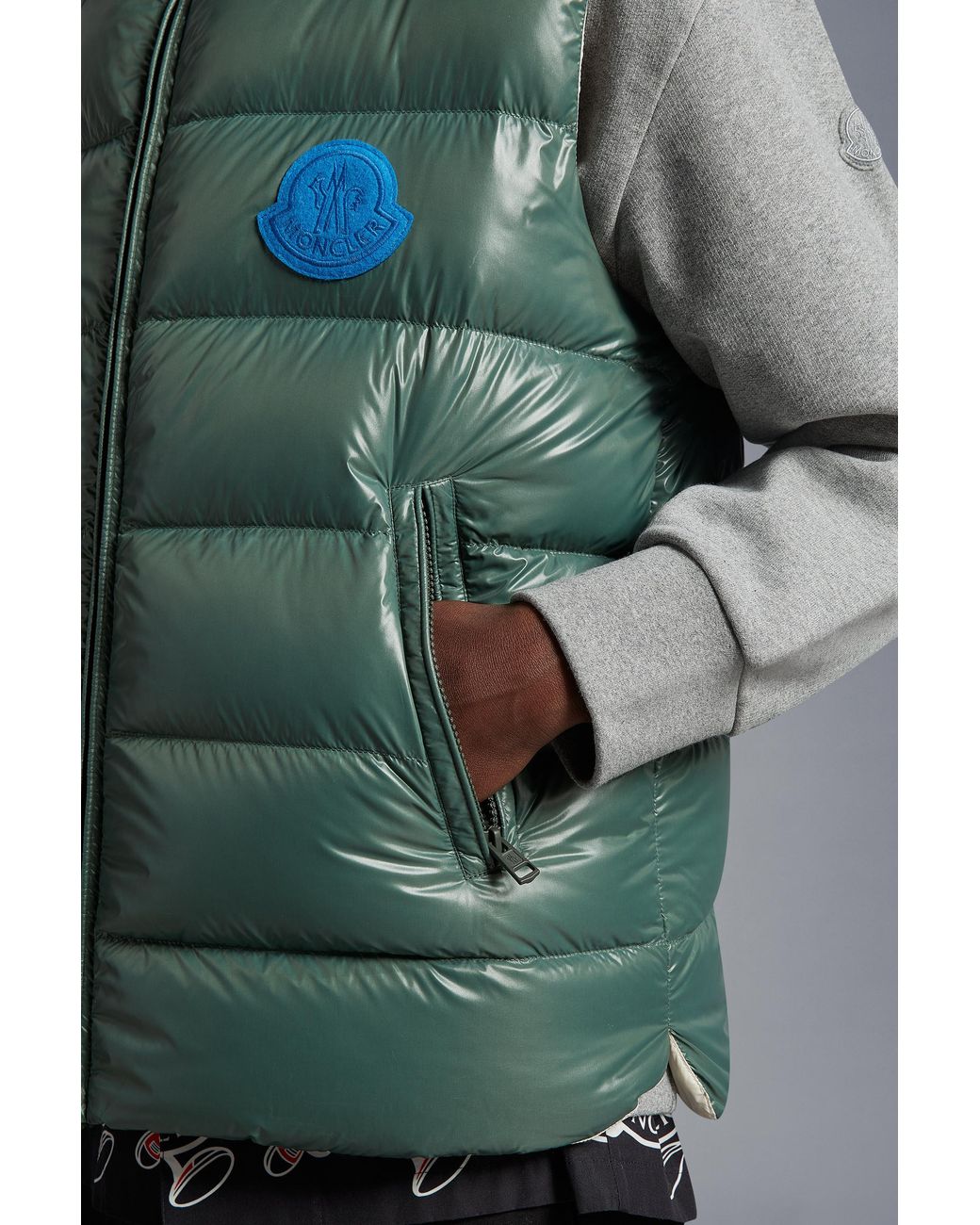 Moncler Green Parke Down Gilet for men
